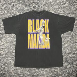 Black Mamba Kobe Bryant Tshirt 4Xl 2000S Lakers All Time Pro